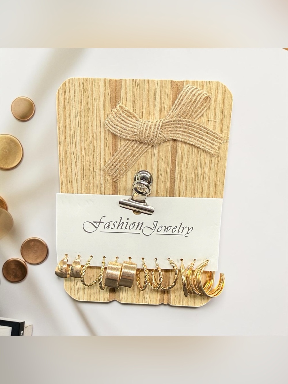 🏷️‼️5/$25🏷️‼️💛Fashion Jewelry Gold-Tone Earring Set - 6 Pairs💛